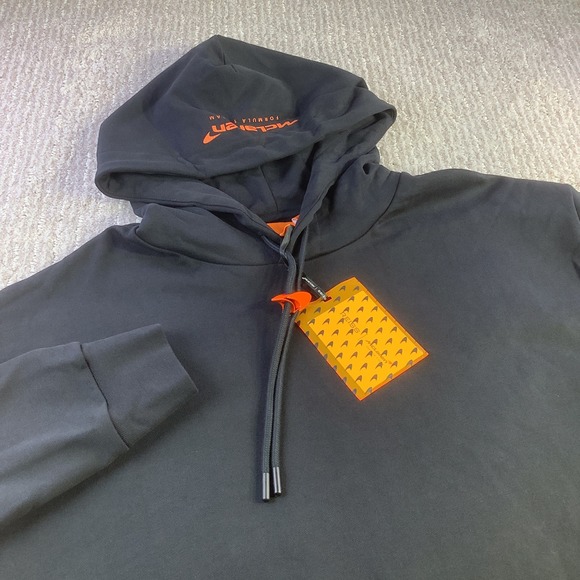 Reiss McLaren Formula 1 Team Black Oversized Hoodie Mens‎ Size M NWT